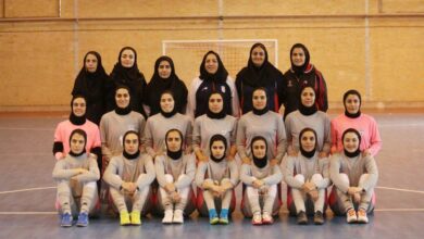 آخرین تمرین تیم ملی فوتسال بانوان برگزار شد