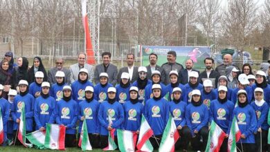 مراسم روز جهانی فوتبال بانوان برگزار شد