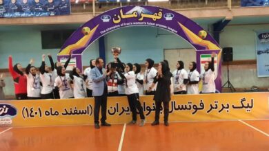 دختران آملی قهرمان لیگ برتر فوتسال شدند