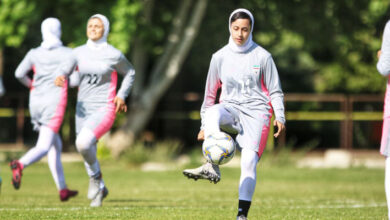 پیگیری تمرینات دختران جوان در کمپ تیم ملی