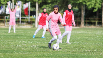 برگزاری تمرین شاداب ملی پوشان