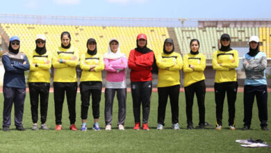 استعدادیابی تیم ملی دختران نوجوان در رشت