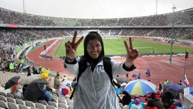 دوربین و لنز عکاس زن ایرانی در موزه فیفا