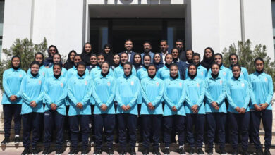 مراسم بدرقه ملی پوشان نوجوان برگزار شد