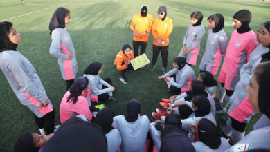 پیروزی دختران 14 سال در بازی دوستانه