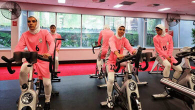 ملی‌پوشان در سالن بدنسازی تمرین کردند