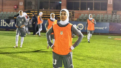 تمرینات تیم ملی فوتبال در هوای مطبوع پرث