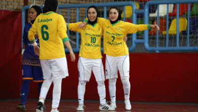 پایان نیمفصل اول سوپرلیگ فوتسال زنان با صدرنشینی پالایشنفت