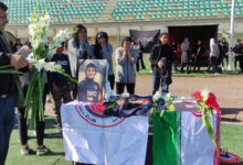 بمی‌ها پیکر ملیکا محمدی را بدرقه کردند