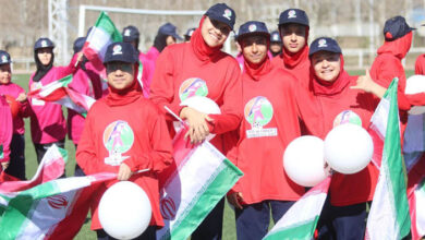 مراسم جشن روز جهانی فوتبال زنان برگزار شد