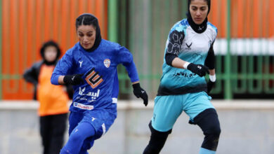 هفته پانزدهم لیگ برتر فوتبال زنان+جدول