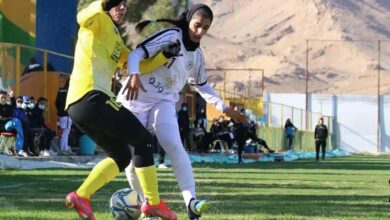 هفته هفدهم لیگ برتر فوتبال زنان+جدول