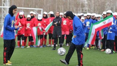 مراسم روز جهانی فوتبال زنان برگزار شد