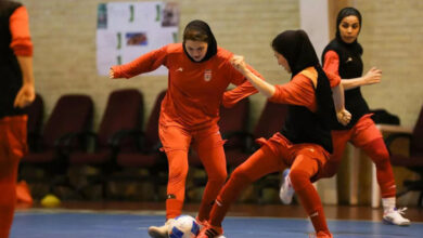 پایان تمرینات تیم ملی فوتسال زنان