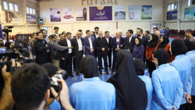 حضور رئیس جمهور در اردوی تیم ملی فوتسال زنان