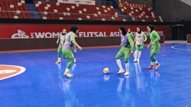 آخرین تمرین تیم ملی پیش از بازی با فیلیپین