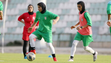 برگزاری آخرین تمرین تیم ملی فوتبال زنان