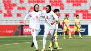 جشنواره گل دختران ایران مقابل بوتان