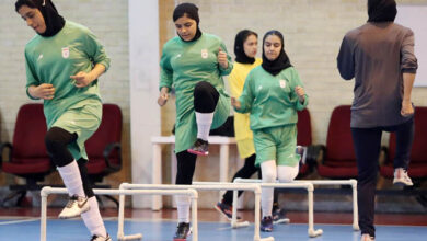 پیگیری تمرینات ملی‌پوشان نوجوان زیر نظر شریف