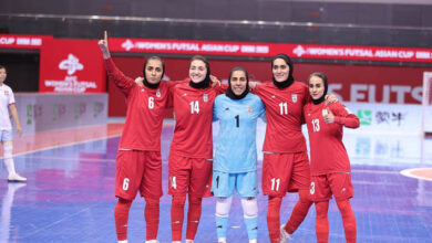 تیم ملی فوتسال زنان ایران در جمع 10 تیم برتر جهان