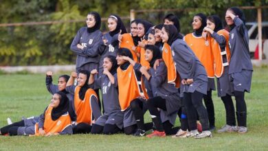 تمرین تاکتیکی ملی‌پوشان نوجوان در کرمان