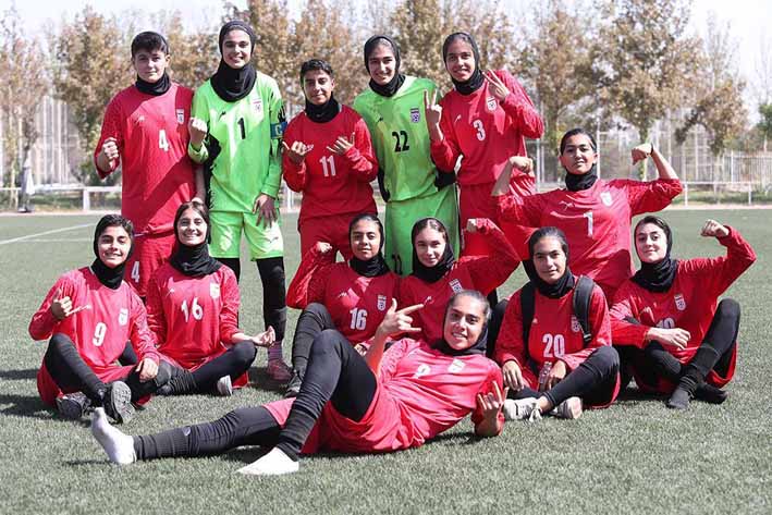 پیروزی تیم ملی فوتبال دختران نوجوان برابر پردیس