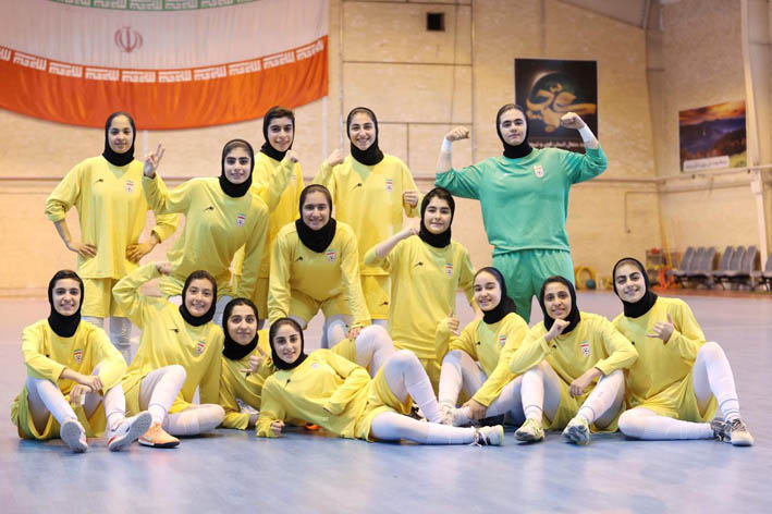 پیروزی تیم ملی فوتسال دختران نوجوان برابر آرمینه تهران