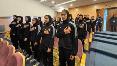 مراسم بدرقه تیم ملی فوتبال دختران نوجوان برگزار شد