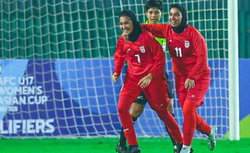 دختران ايران، کويت را گلباران کردند