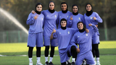 برگزاری تمرین تیم ملی فوتبال زنان