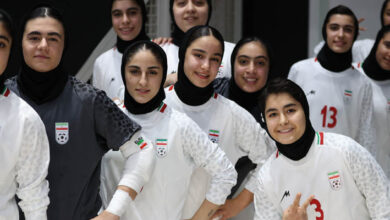 جشنواره گل دختران نوجوان ايران مقابل بحرین
