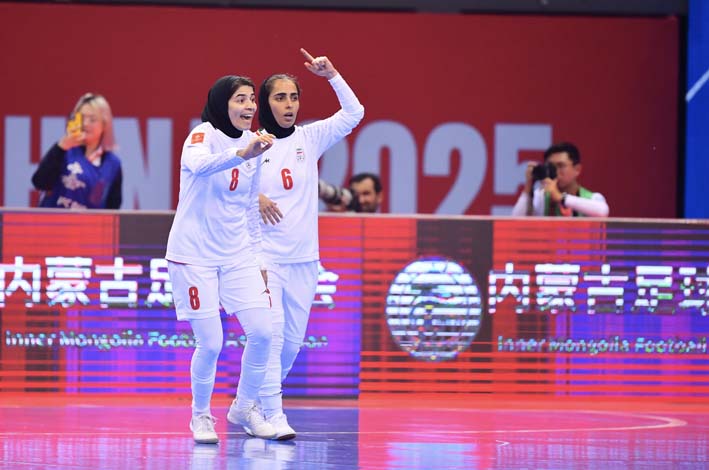 پیروزی تیم ملی فوتسال زنان مقابل نیوزلند