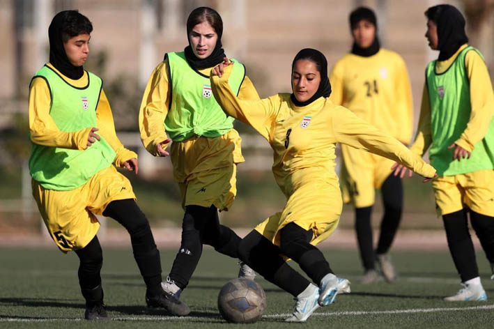 برگزاری تمرینات تیم ملی فوتبال دختران زیر 18 سال