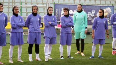 برگزاری نخستین تمرین تیم ملی فوتبال زنان