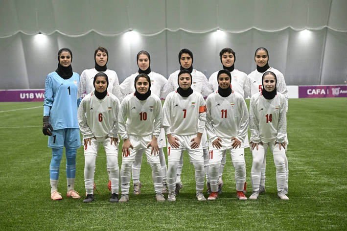 پیروزی دختران ایران مقابل تاجیکستان