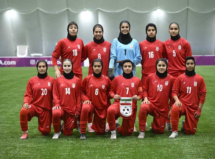 پیروزی دختران ایران برابر ترکمنستان