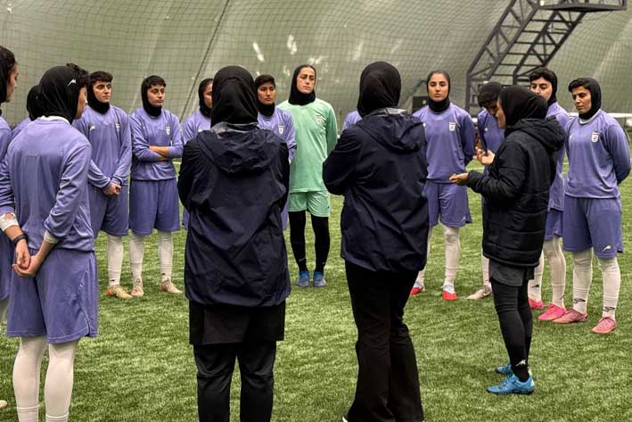 برگزاری تمرین شاگردان جعفری پیش از ديدار با ازبکستان