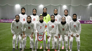 شکست دختران ایران مقابل ازبکستان