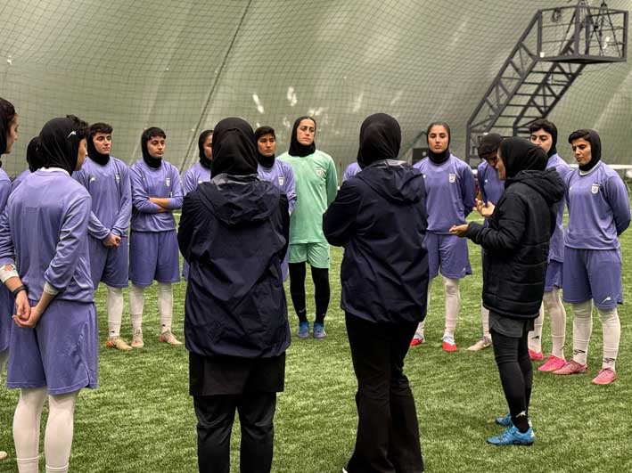 پیگیری تمرینات تیم ملی فوتبال زنان در تاشکند