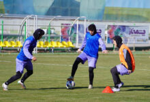 برگزاری نخستین تمرین صبحگاهی تیم ملی فوتبال زنان