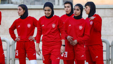 برگزاری تمرین زنان پرسپولیس در ورزشگاه آزادی