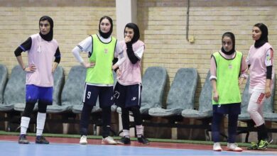 پایان اردوی استعدادیابی فوتسال زنان