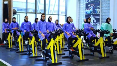 برگزاری تمرین بدنسازی ملیپوشان فوتبال زنان در سالن پک