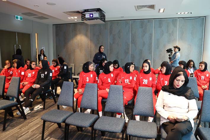 جام ملت‌های آسیا | ملی‌پوشان ایران در جلسه آموزشی afc