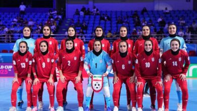 رتبه 10 فوتسال زنان ایران در جدیدترین رنکینگ فیفا
