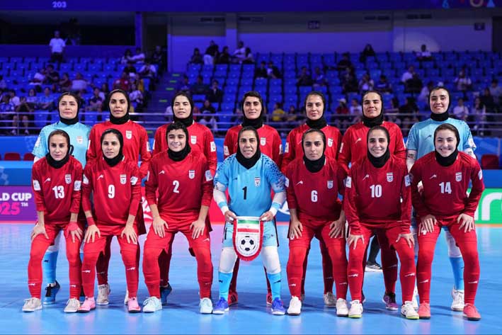 رتبه 10 فوتسال زنان ایران در جدیدترین رنکینگ فیفا